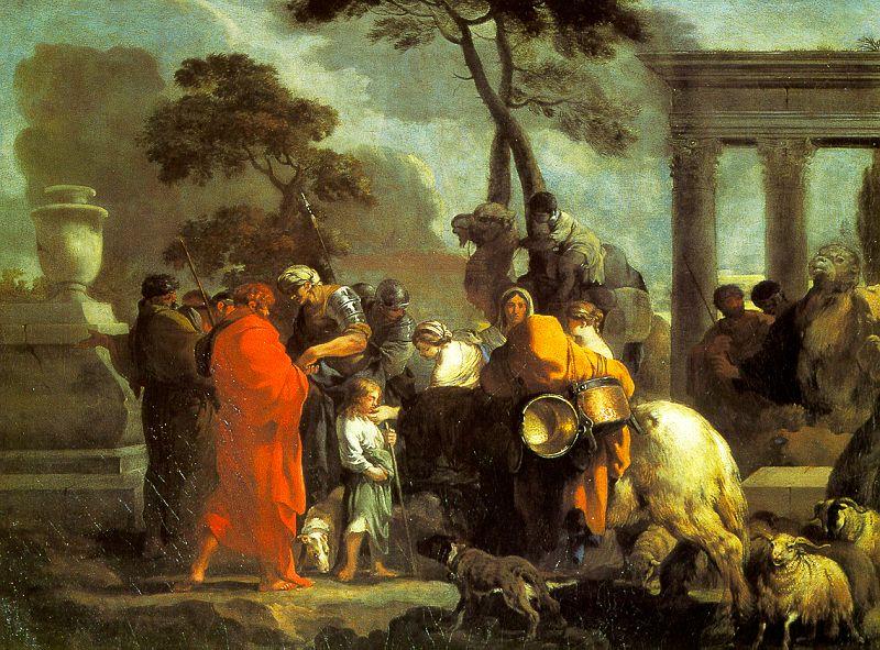 Bourdon, Sebastien The Selling of Joseph into Slavery Spain oil painting art